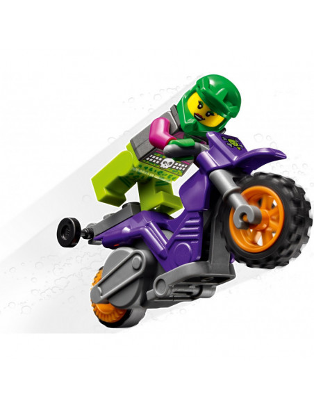Lego City Motocicleta De Cascadorie Weelie 60296,60296