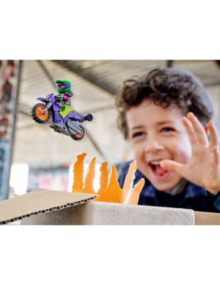 Lego City Motocicleta De Cascadorie Weelie 60296,60296