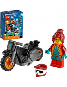 Lego City Motocicleta De Cascadorie Pentru Pompieri 60311