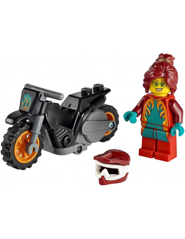 Lego City Motocicleta De Cascadorie Pentru Pompieri 60311,60311