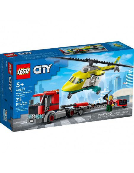 Lego City Transportul Elicopterului De Salvare 60343,60343