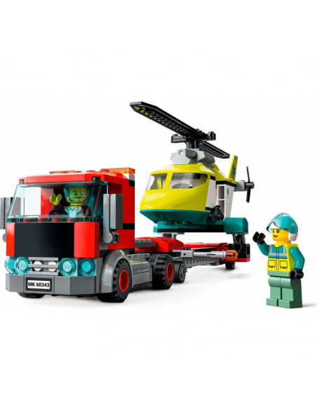 Lego City Transportul Elicopterului De Salvare 60343,60343