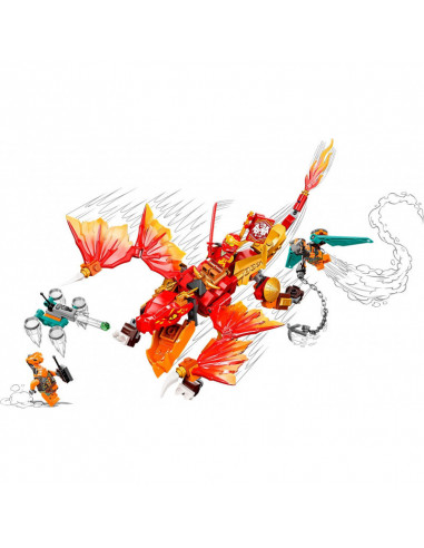 Lego Ninjago Dragonul Evo De Foc Al Lui Kai 71762,71762