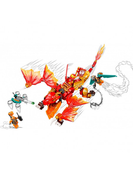 Lego Ninjago Dragonul Evo De Foc Al Lui Kai 71762,71762