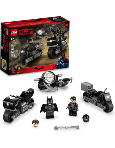 Lego Super Heroes Urmarirea Cu Motocicleta Batman Si Selina