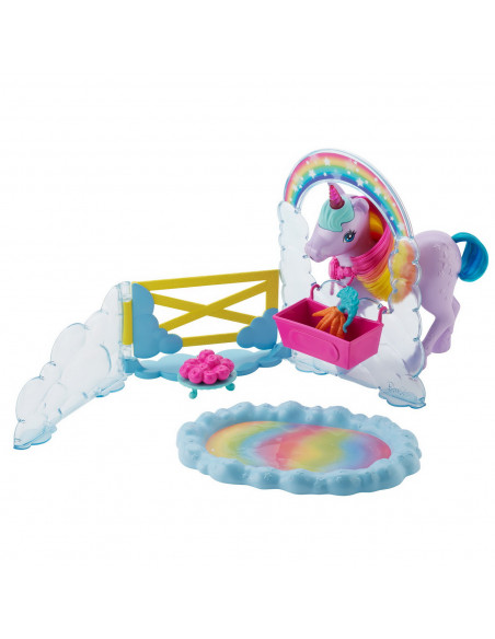 Barbie Papusa Barbie Si Set De Joaca Cu Unicorn,MTGTG01