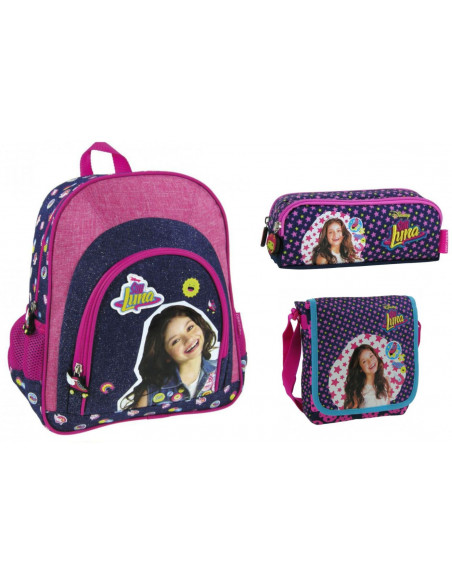 Set gradinita Soy Luna 17 - Ghiozdan gradinita, Etui, Poseta si Set gradinita Soy Luna 17 - Ghiozdan gradinita, Etui, Poseta si