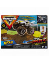 Monster Jam Set Camioneta Cu Nisip Si Accesorii