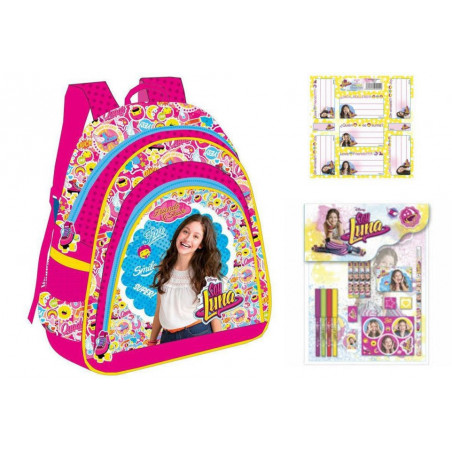 Set gradinita Soy Luna - Ghiozdan gradinita, Set desen Set gradinita Soy Luna - Ghiozdan gradinita, Set desen