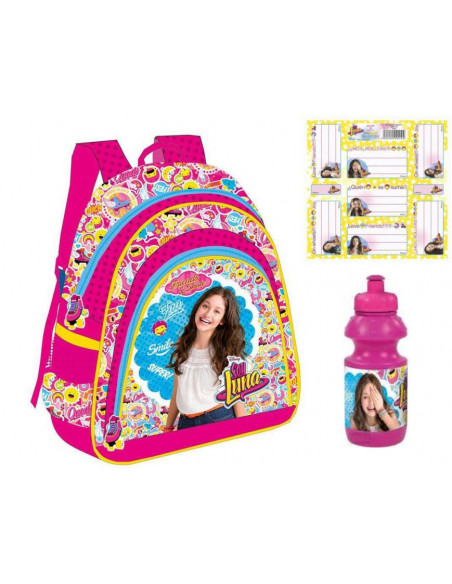 Set gradinita Soy Luna - Ghiozdan gradinita, Sticla de apa Set gradinita Soy Luna - Ghiozdan gradinita, Sticla de apa