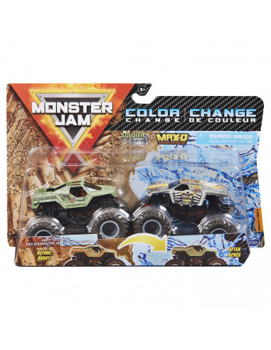 Monster Jam Set 2 Masinute Soldier Fortune Si Max-d Color
