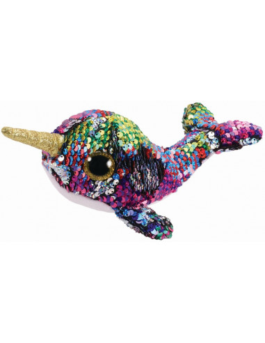 Plus Ty 15cm Boos Narval Calypso Cu Paiete,TY36675
