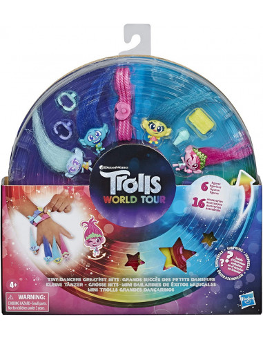Trolls Set 6 Figurine Micii Dansatori,E8283