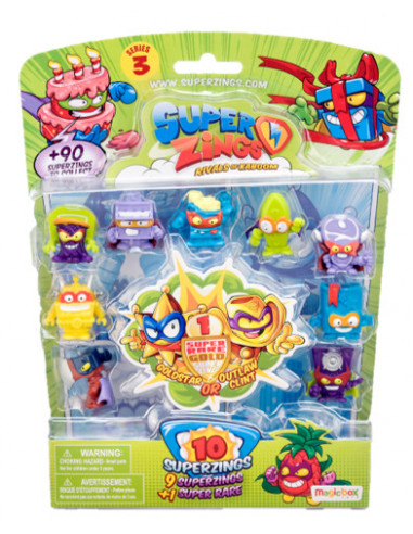 Superzings 3 Set De 10 Figurine,SZ3005