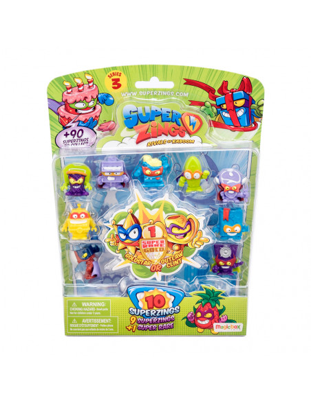 Superzings 3 Set De 10 Figurine,SZ3005