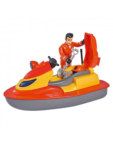 Pompierul Sam Jetsky Cu Roti Si Figurina,109251048038