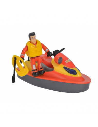 Pompierul Sam Jetsky Cu Roti Si Figurina,109251048038