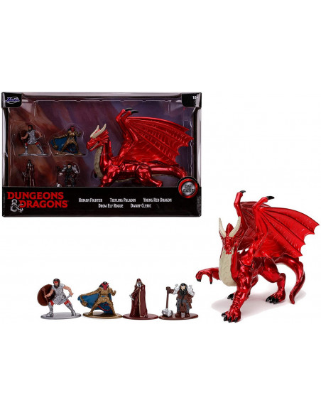 Set 5 Nano Figurine Din Metal Dungeons Dragons 4 Cm,253254000