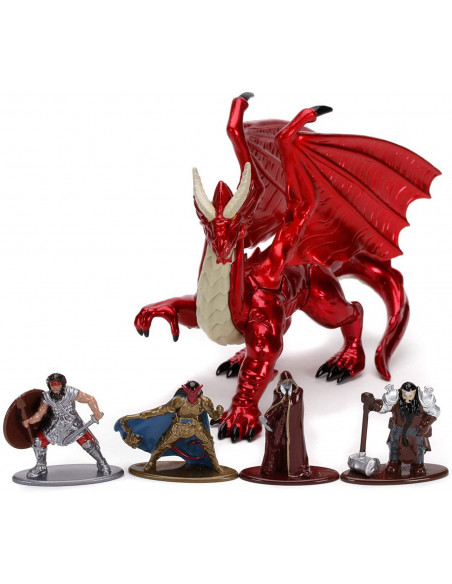 Set 5 Nano Figurine Din Metal Dungeons Dragons 4 Cm,253254000