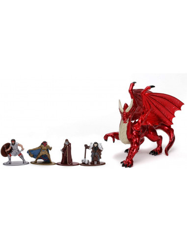 Set 5 Nano Figurine Din Metal Dungeons Dragons 4 Cm,253254000
