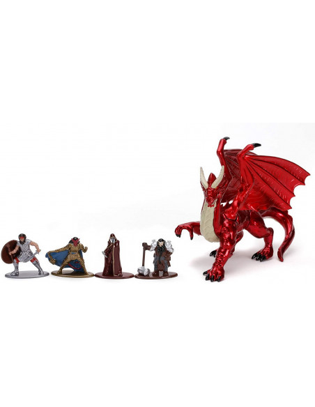 Set 5 Nano Figurine Din Metal Dungeons Dragons 4 Cm,253254000