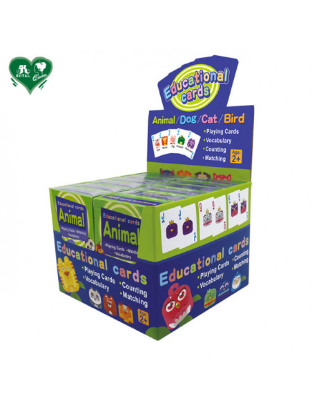 Carti De Joc Royal Educative Cu Animale,REH305K000-E-224AX