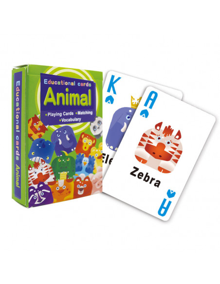 Carti De Joc Royal Educative Cu Animale,REH305K000-E-224AX