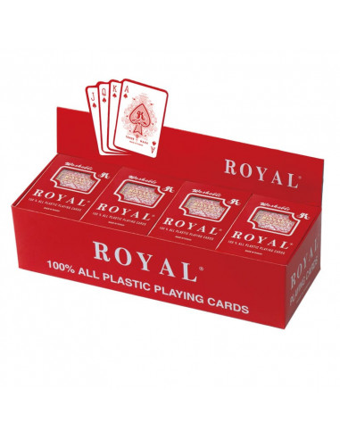 Carti De Joc Royal Din Plastic,RBA025S112-AA508LR