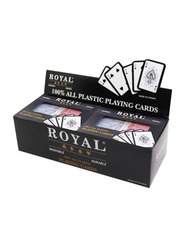 Set 2 Pachete Carti Royal Canasta Poker Din