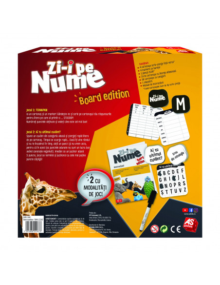 Zi I Pe Nume Board Edition,1040-22267