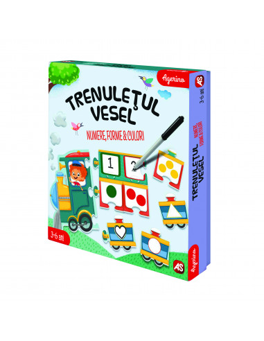 Trenuletul Vesel Numere Forme Culori,1024-50555