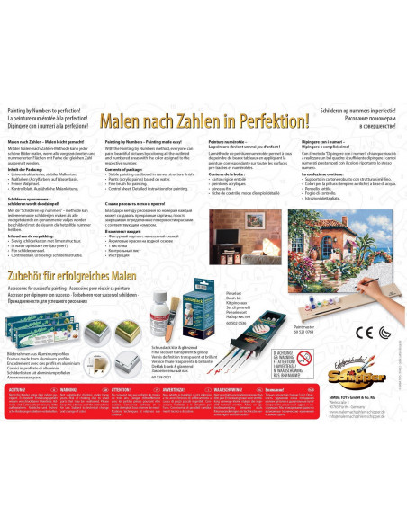 Kit Pictura Pe Numere Schipper Casuta La Malul Marii,609240795