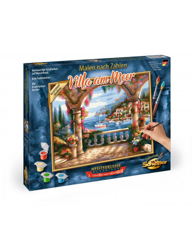 Kit Pictura Pe Numere Schipper Vila La Malul Marii,609240800