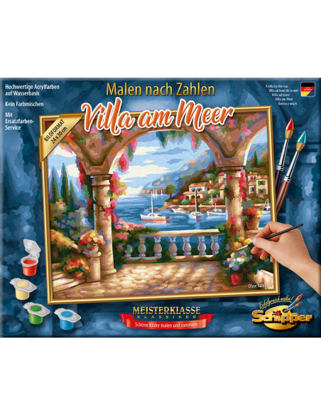 Kit Pictura Pe Numere Schipper Vila La Malul Marii,609240800