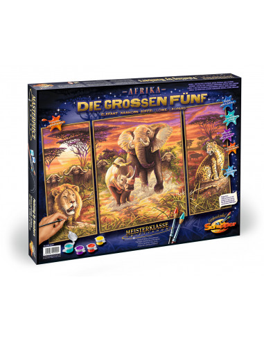 Kit Pictura Pe Numere Schipper Cei 5 Eroi Ai Africii, 3