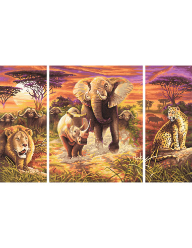 Kit Pictura Pe Numere Schipper Cei 5 Eroi Ai Africii, 3