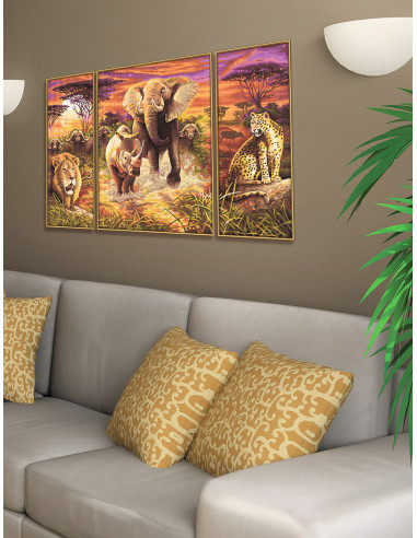 Kit Pictura Pe Numere Schipper Cei 5 Eroi Ai Africii, 3
