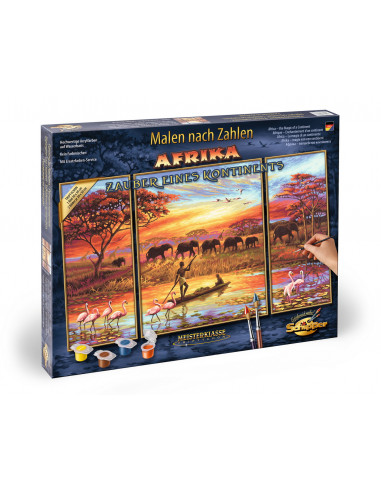 Kit Pictura Pe Numere Schipper Africa Un Continent Magic, 3
