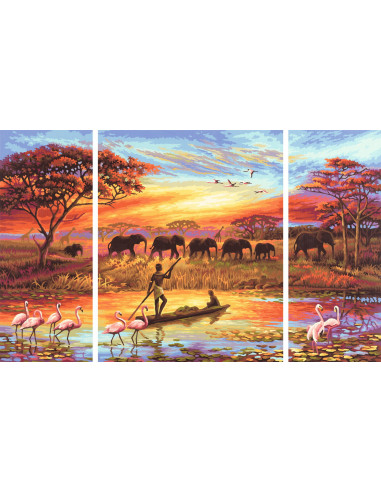 Kit Pictura Pe Numere Schipper Africa Un Continent Magic, 3