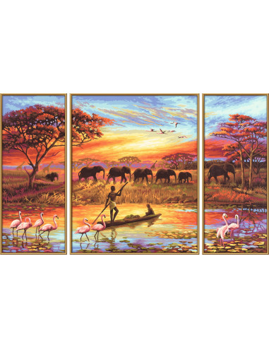 Kit Pictura Pe Numere Schipper Africa Un Continent Magic, 3