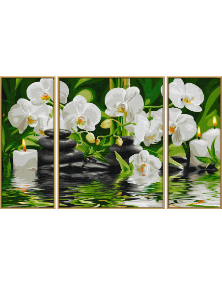 Kit Pictura Pe Numere Schipper O Oaza Spa, 3 Tablouri,609260681