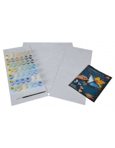 Kit Pictura Pe Numere Schipper Pe Plaja, 3 Tablouri,609260693