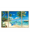 Kit Pictura Pe Numere Schipper Pe Plaja, 3 Tablouri,609260693