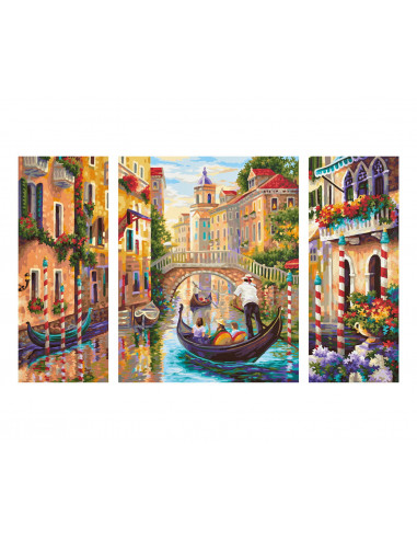 Kit Pictura Pe Numere Schipper In Venetia Pe Canale, 3