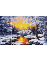 Kit Pictura Pe Numere Schipper Iarna, 3 Tablouri,609260786
