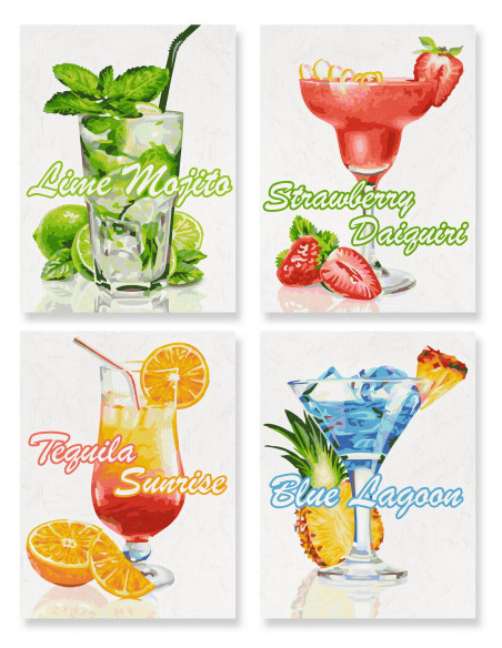 Kit Pictura Pe Numere Schipper Cocktail-uri,609340735