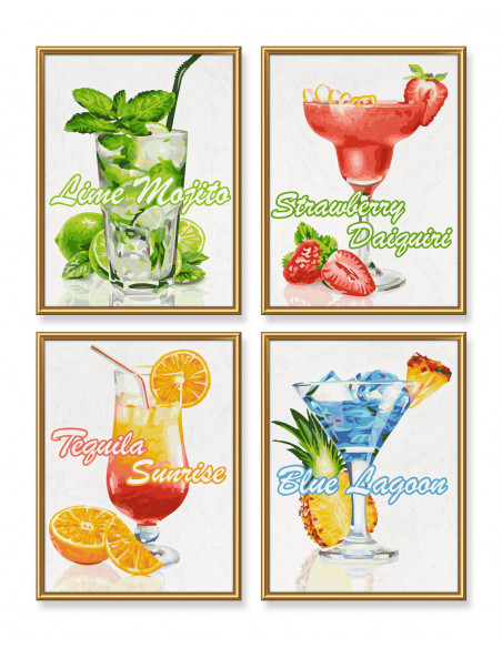 Kit Pictura Pe Numere Schipper Cocktail-uri,609340735