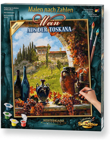 Kit Pictura Pe Numere Schipper Vinul Din Toscana,609130840