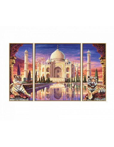 Kit Pictura Pe Numere Schipper Taj Mahal - Memorialul Iubirii