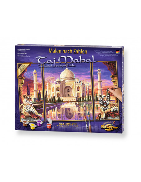 Kit Pictura Pe Numere Schipper Taj Mahal - Memorialul Iubirii